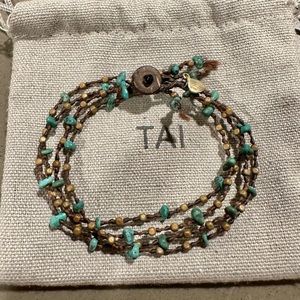 Tai turquoise bracelet